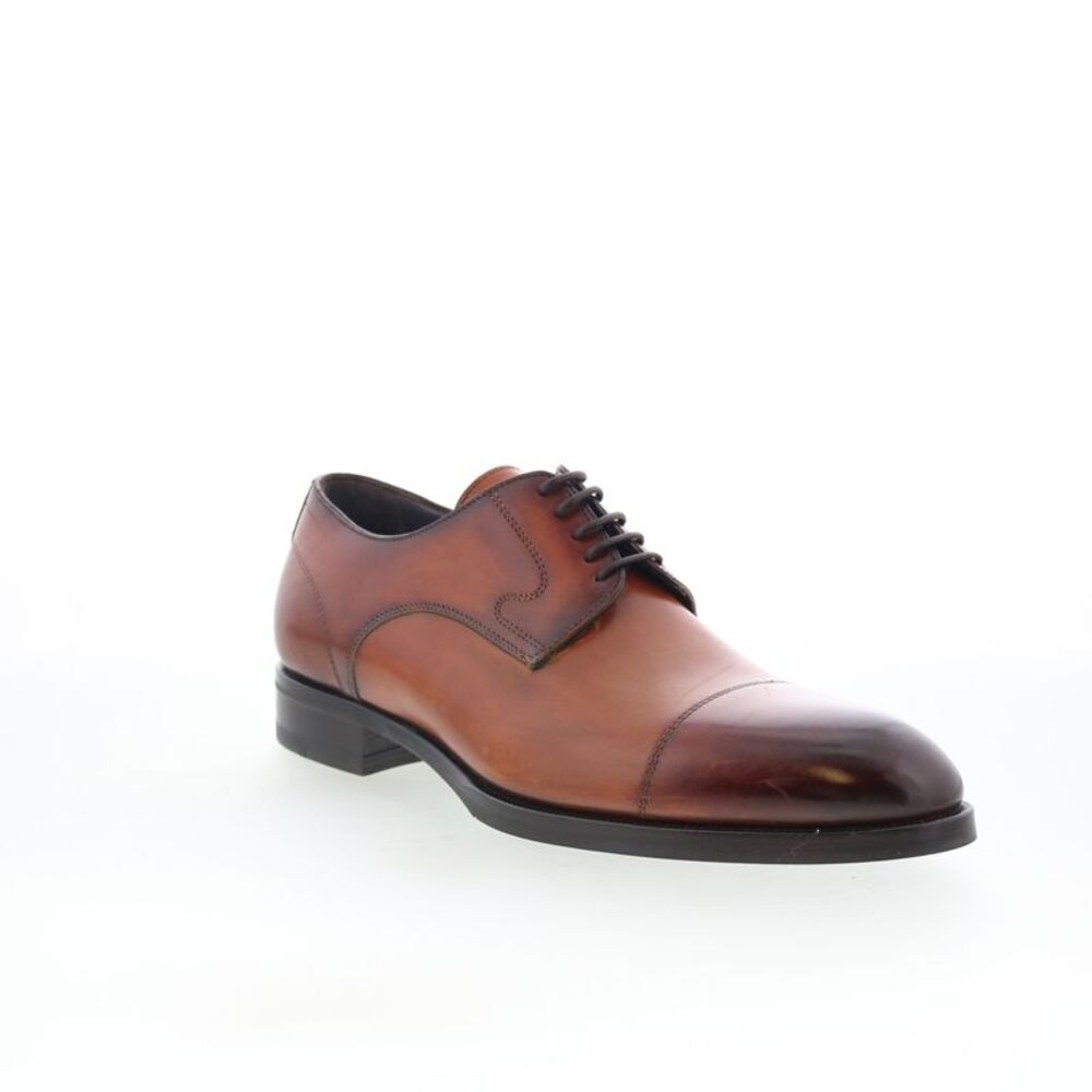 Di Bianco Mens Bergamo Brown Shoes (NWT) - Picture 2 of 7